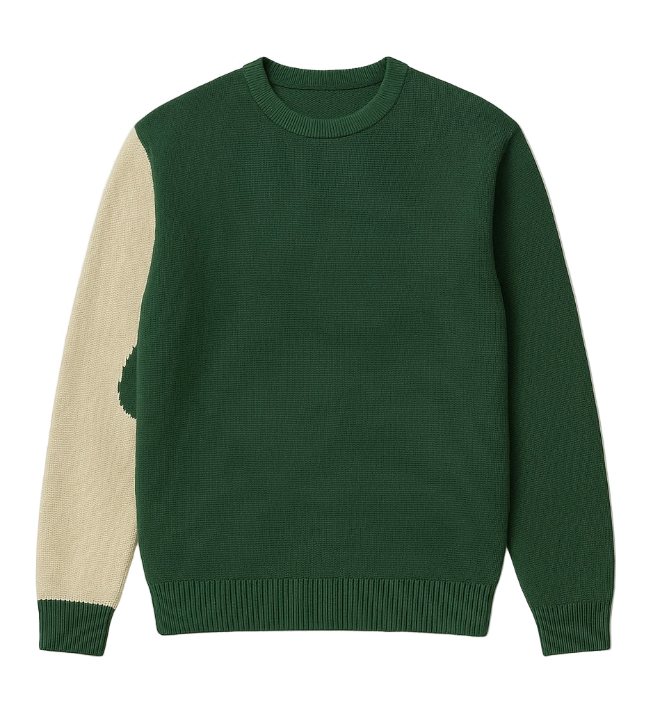 The Knitted Sweater - Forest Green