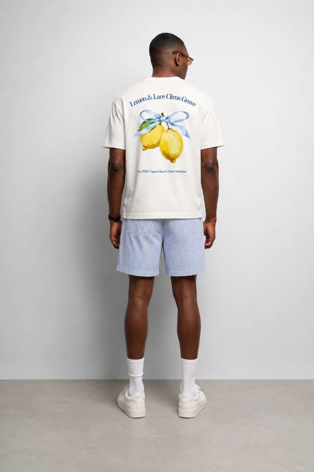 Lemon and Lace Tee - White