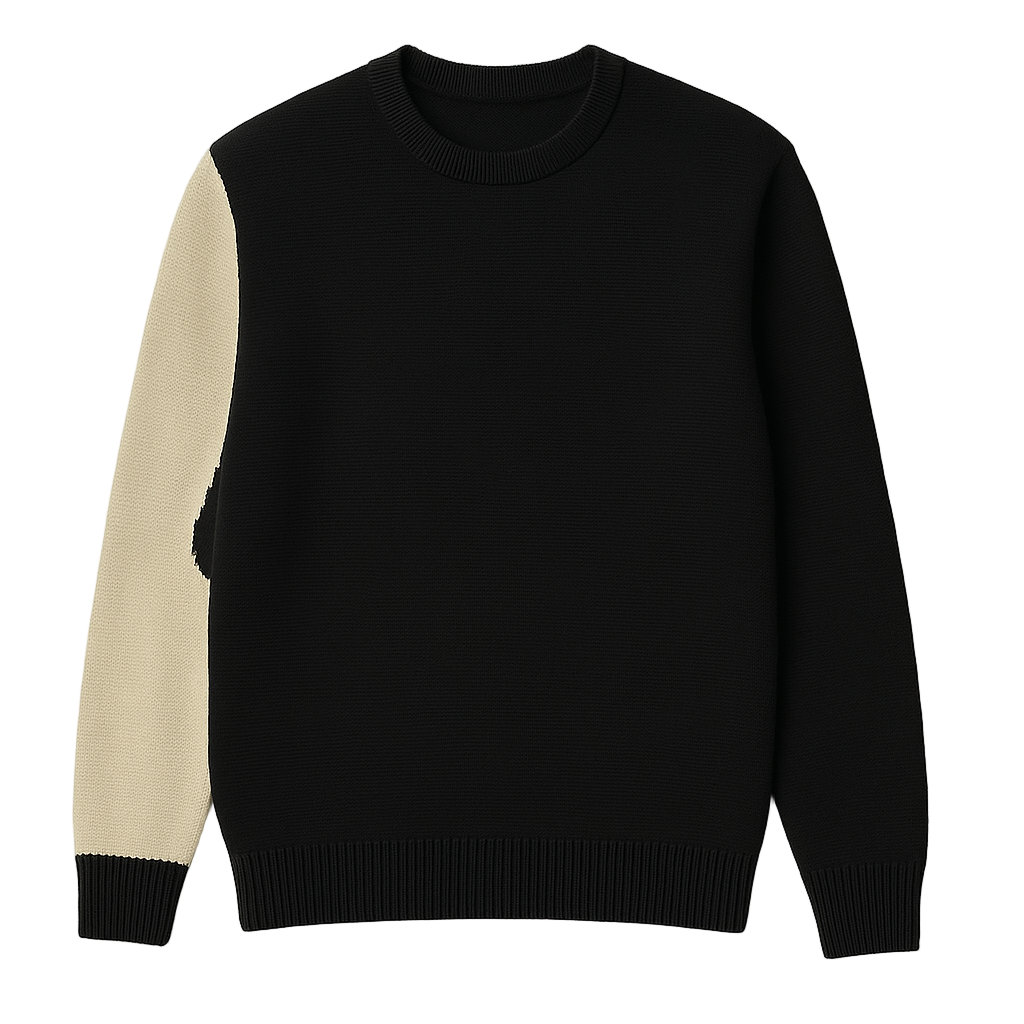 The Knitted Sweater - Black