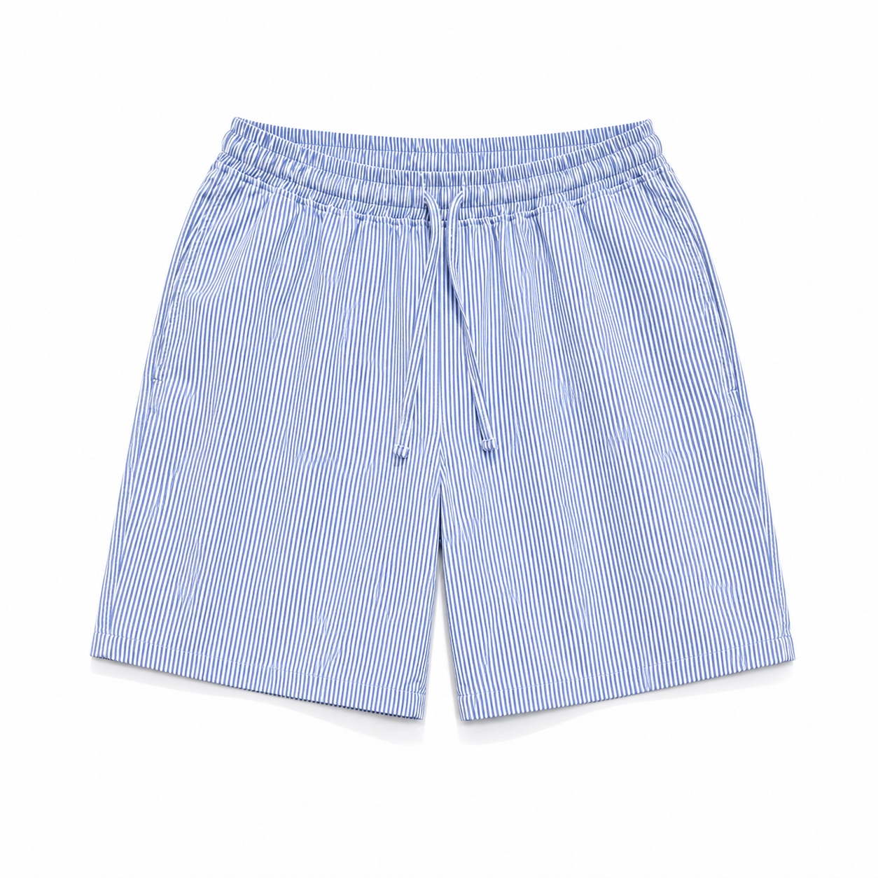 Blue Striped Shorts