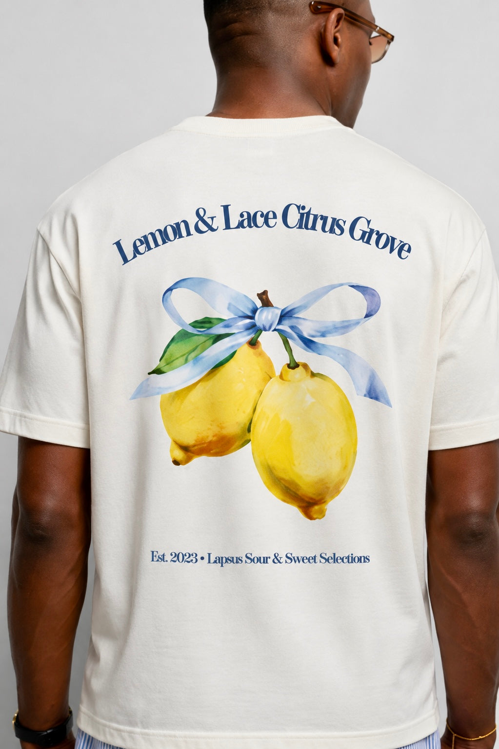 Lemon and Lace Tee - White