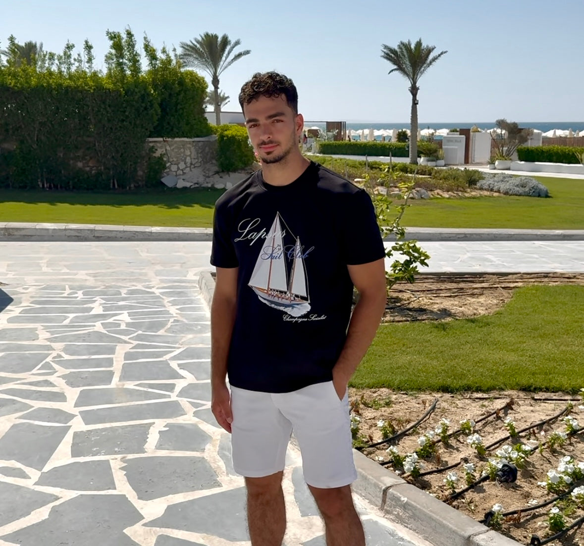 Sail Club Tee - Black