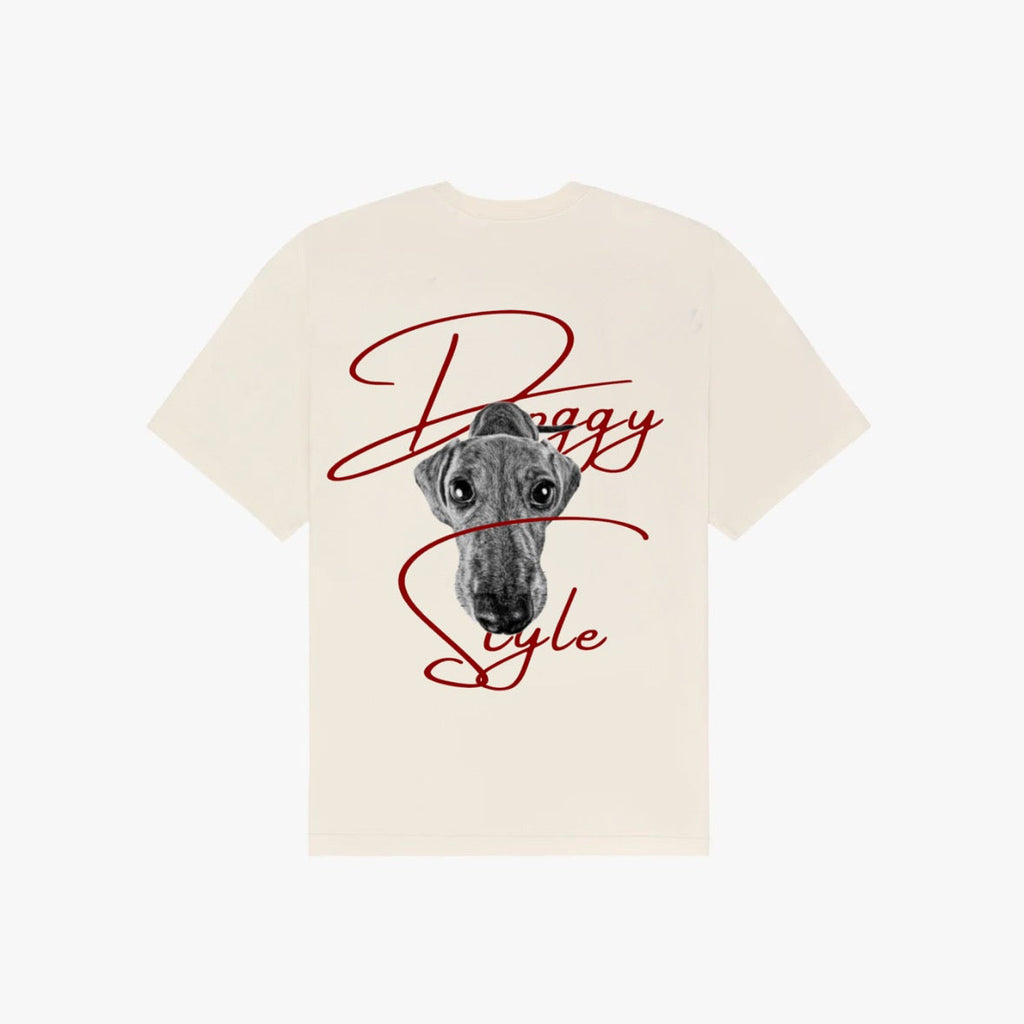 Doggy Tee - Regular Fit- Cream White
