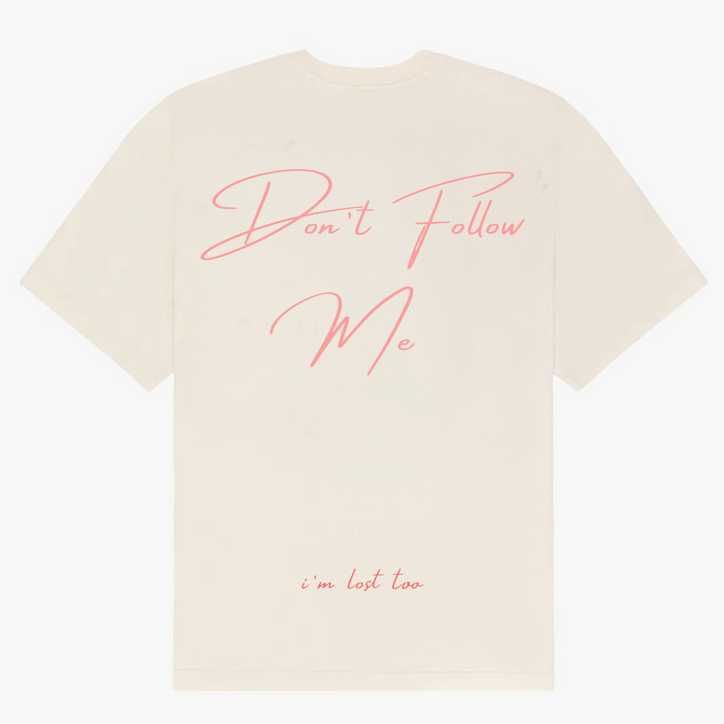 "i'm lost too" tee - Cream