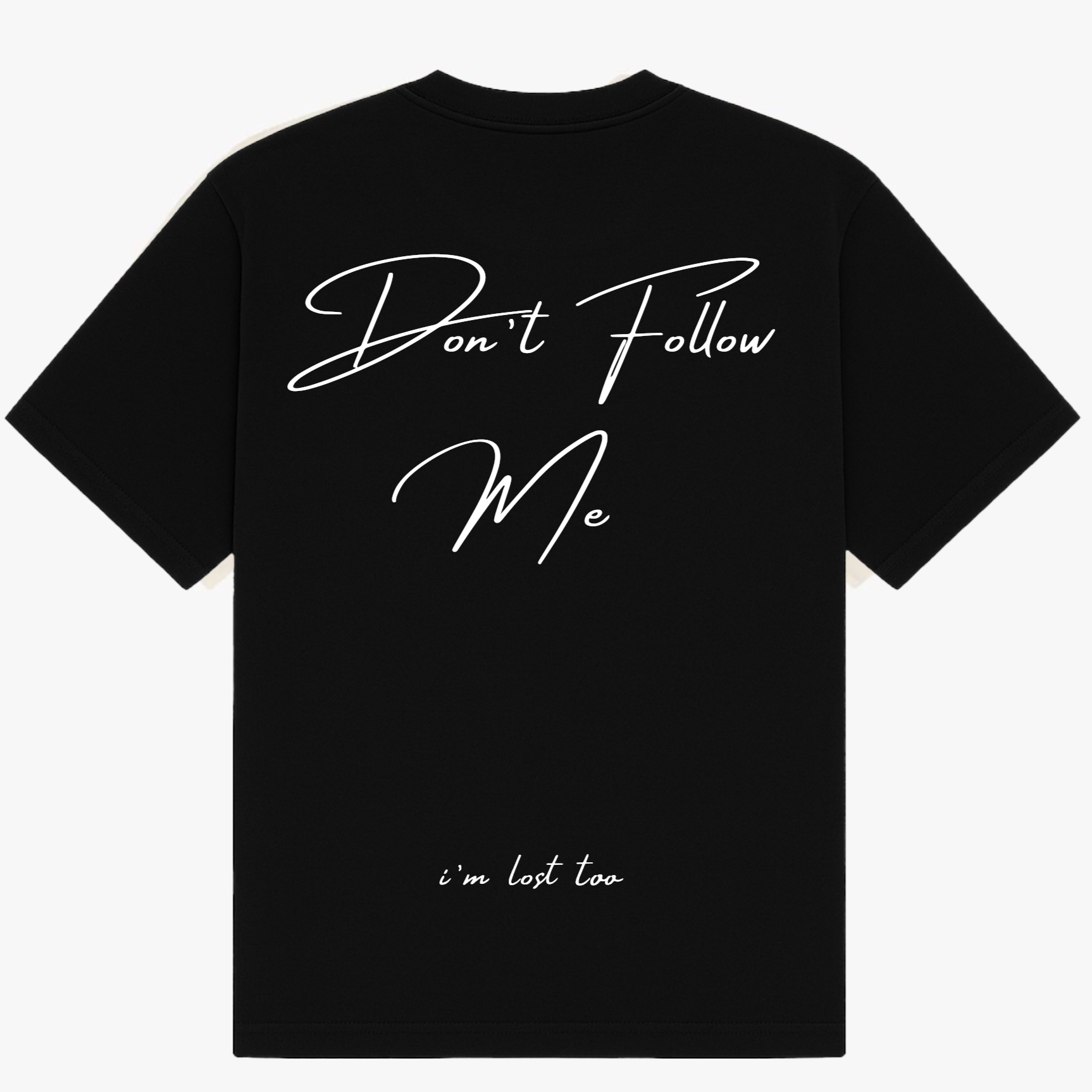 "i'm lost too" tee - Black