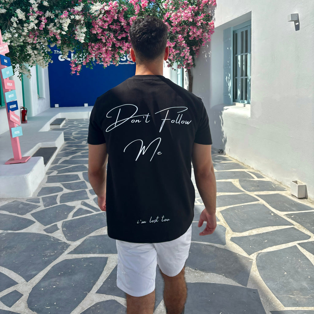 "i'm lost too" tee - Black