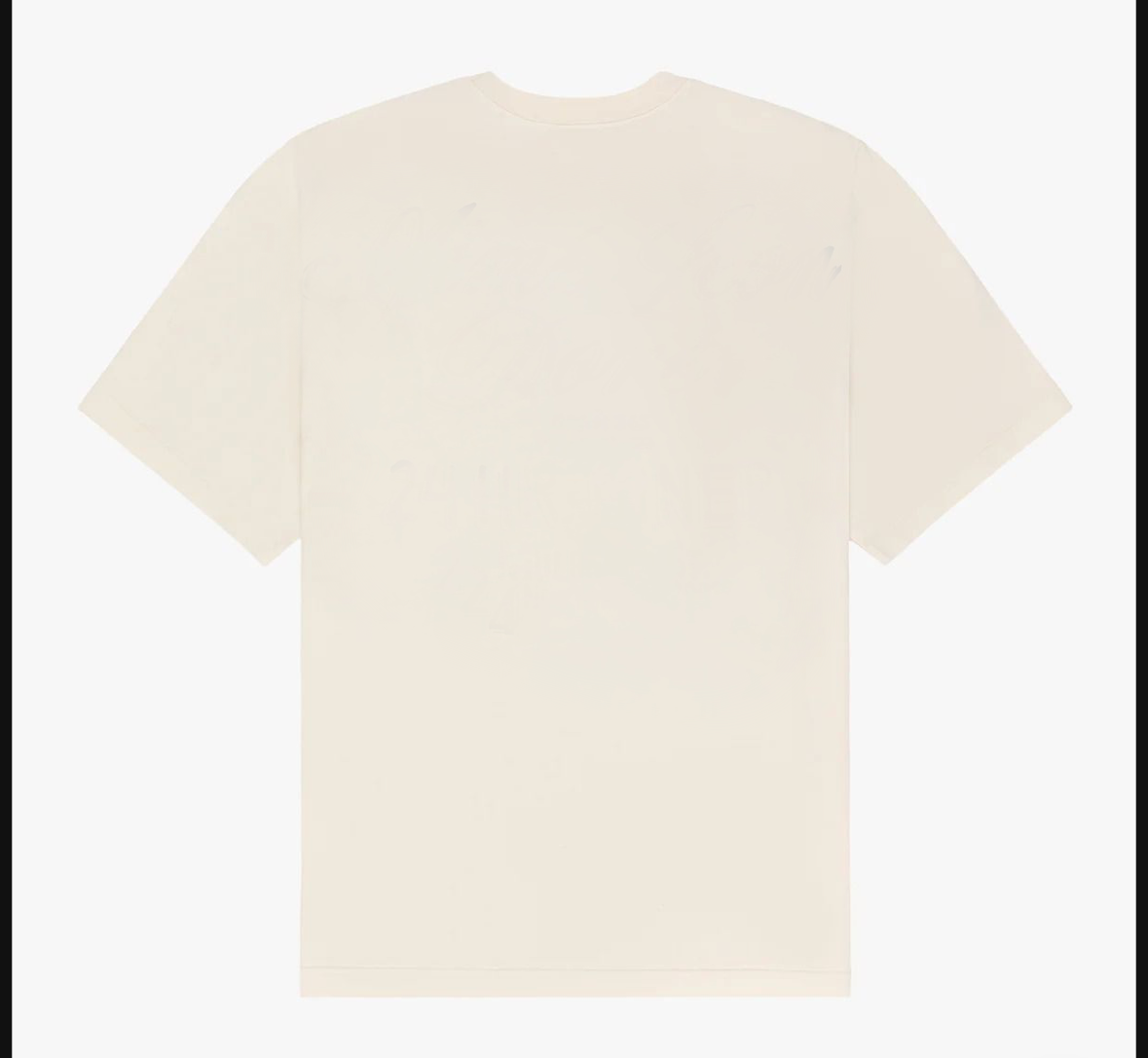 Basic Regular Fit Tee - Cream