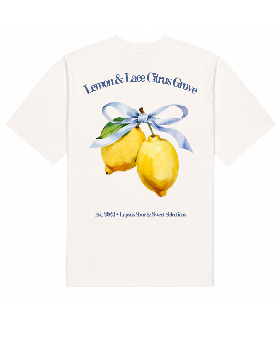 Lemon and Lace Tee - White