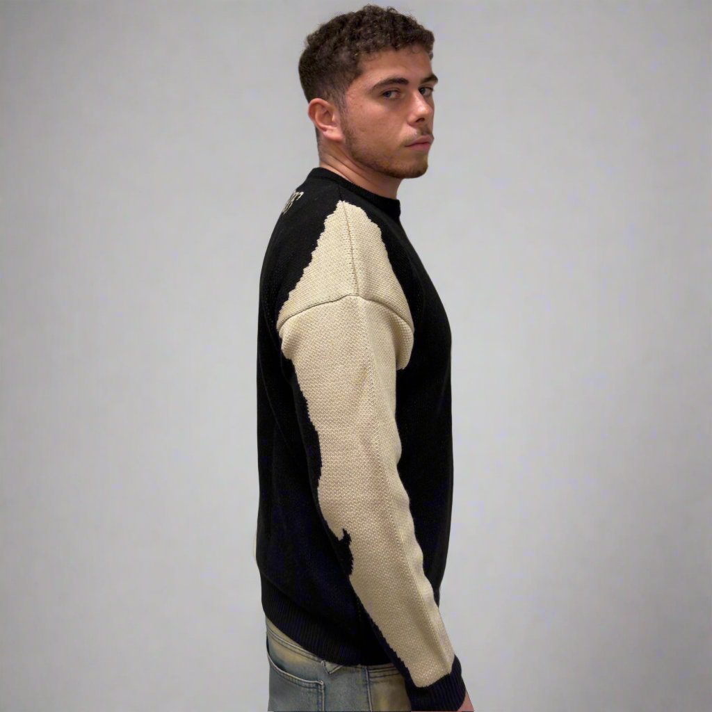 The Knitted Sweater - Black