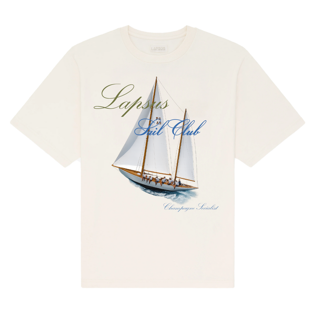 Sail Club Tee - Cream